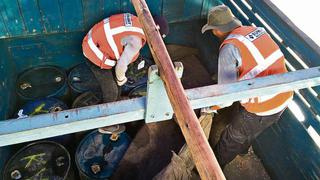 Incautan combustible que iba a abastecer a minería ilegal