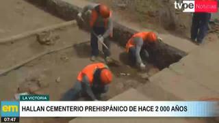 La Victoria: Hallan cementerio prehispánico mientras realizaban trabajos de construcción
