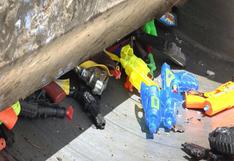 Chimbote: destruyen juguetes violentos recolectados en colegios