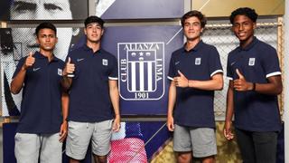 Alianza Lima anunció firma de primer contrato profesional de cuatro juveniles