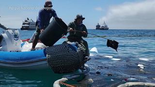 Ecuador: Barco hundido en Galápagos con 2 mil galones de diésel deja mancha “superficial”