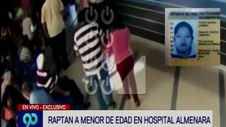 Mujer denunció que su hija fue raptada en el hospital Almenara