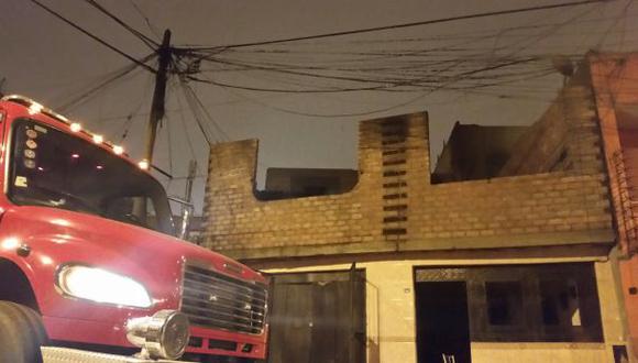 Rímac: dos niños salvaron de morir tras incendio en su vivienda