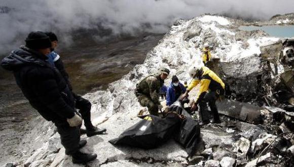 Tres fallecidos dejó caída de un helicóptero en Ayacucho