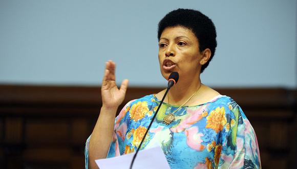 Martha Moyano, de Fuerza Popular, criticó la presentación de Gustavo Adrianzén para pedir el voto de confianza. (Foto: Congreso)