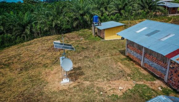 El MTC completó la instalación de Internet Satelital en comunidades de Purús en Ucayali | Foto: MTC