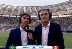 Perú vs. Brasil: ¿cómo es ver una final al lado de Ruggeri?