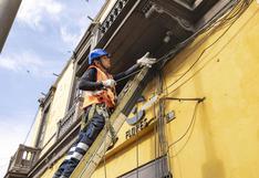 Fecha límite para el retiro de cables en desuso: ¿cuántos se han eliminado en el centro histórico de Lima en este año?
