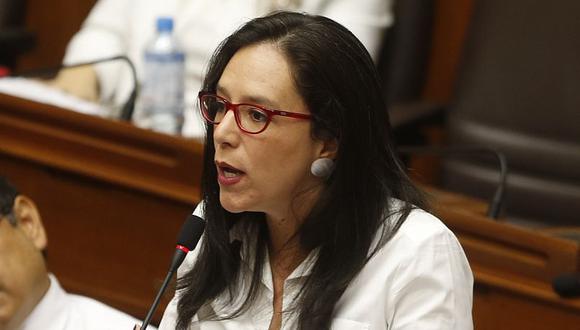 La congresista de Nuevo Perú, Marisa Glave, recordó que un juez dictó una orden para impedir que César Rojas Vidarte se pueda acercar a ella. (Foto: GEC)