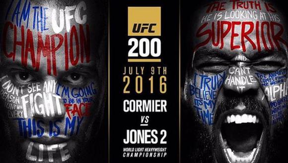 Jon Jones vs. Daniel Cormier será el combate estelar de UFC 200