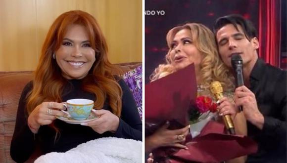 Magaly Medina se refirió a las escenas cariñosas entre Gisela Valcárcel y Facundo González. (Foto: Instagram / captura América TV)