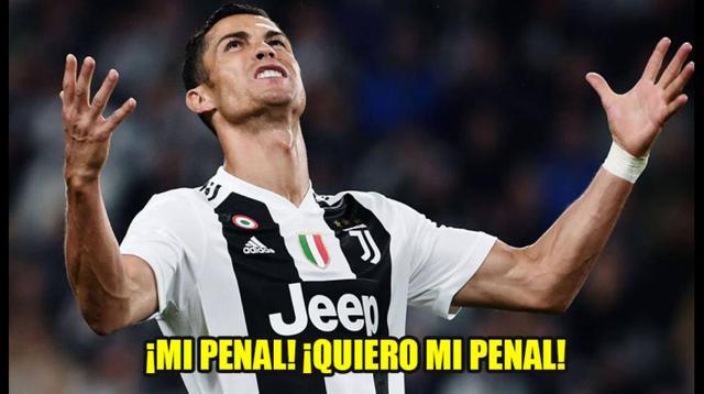 Facebook: Juventus vs. Fiorentina y los hilarantes memes con Cristiano Ronaldo como protagonista.