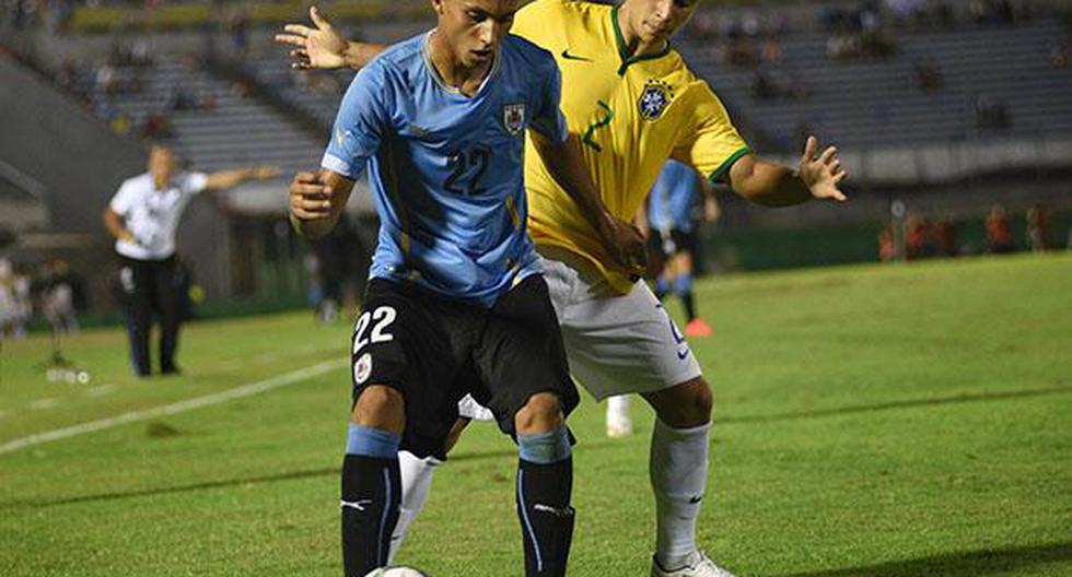 Brasil y Uruguay se enfrentan en el Mundial Sub 20. (Foto: EFE)