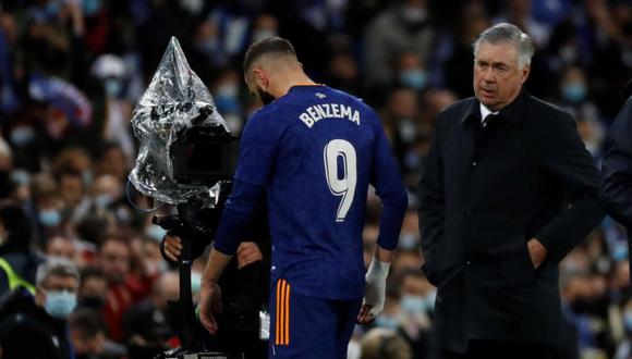 Karim Benzema quedó listo para jugar el derbi de Madrid. (Foto: EFE)