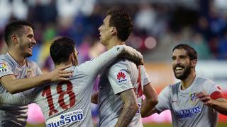 Atlético de Madrid ganó 3-1 en visita al Eibar por Liga BBVA