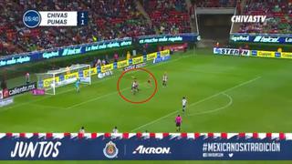 Chivas vs. Pumas: mira la gran definición de Felipe Mora para el 2-1 a favor de los visitantes | VIDEO