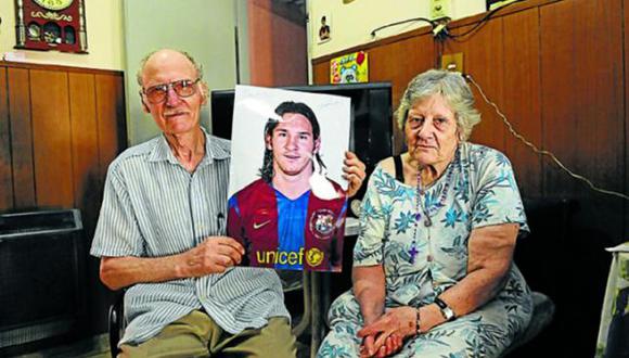 Antonio Cuccittini falleció a los 80 años en su casa víctima de una descompensación. Lionel Messi creció junto con su abuelo hasta que se mudó con sus padres. (Foto: TyC Sports)