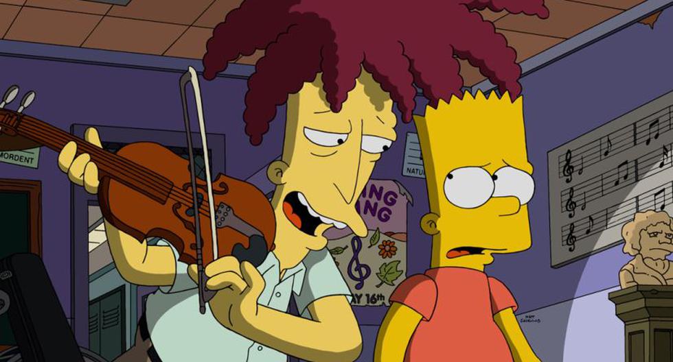 Bob Patiño y Bart en el especial de Halloween de 'The Simpsons' (Foto: Fox)