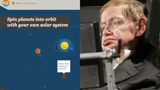 Stephen Hawking muestra el universo en su primera aplicación para iPad