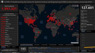 Mapa del coronavirus en el mundo en tiempo real hoy miércoles 15 de abril: contagiados y muertos