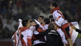 River Plate: así celebraron título en el campo de juego (FOTOS)