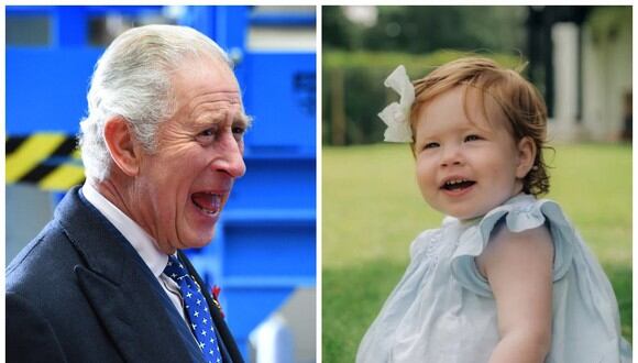 Carlos de Gales y Lilibet Diana Mountbatten-Windsor. (Foto: AFP | MISAN HARRIMAN)