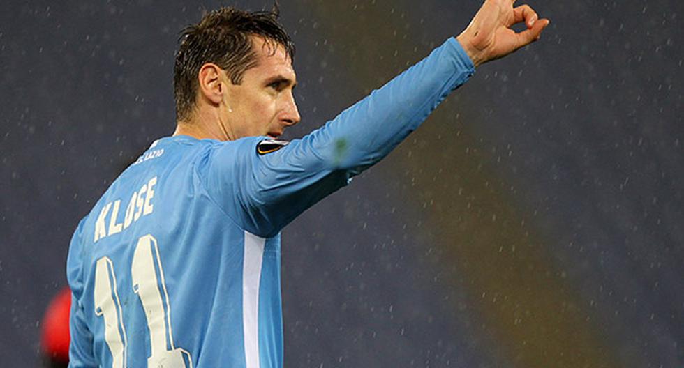 Lazio eliminó al Galatasaray de la Europa League con gol de Klose. (Foto: Getty Images)