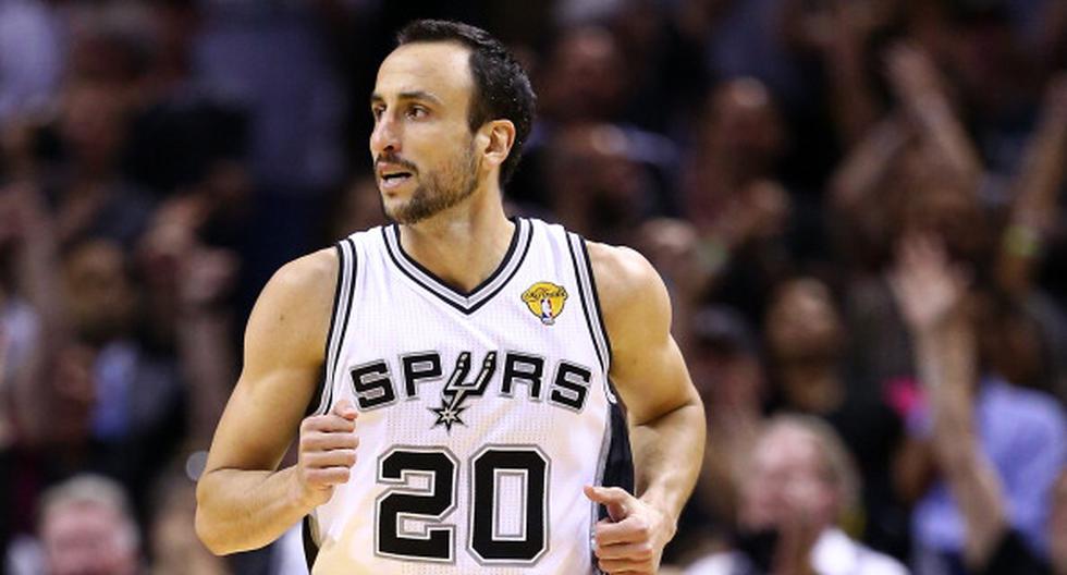 Manu Ginóbili fue jugador fundamental para el triunfo de los San Antonio Spurs. (Foto: Getty Images)