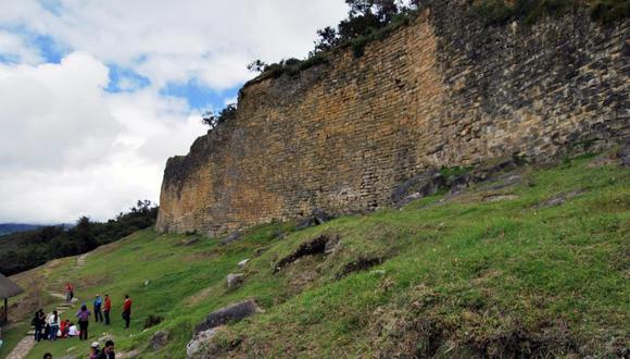 Colapso parcial de su muralla perimétrica de Kuélap ocurrió el 10 de abril de 2022.. (Foto: EFE)