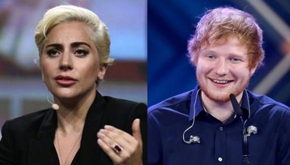 Lady Gaga respalda a Ed Sheeran. (Foto: Agencias)