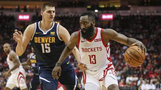 Rockets vencieron 125-113 a los Nuggets con 32 puntos de James Harden en el Toyota Center