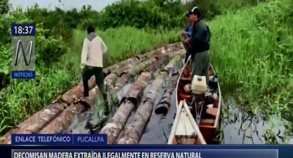 El operativo se ejecutó en la comunidad nativa de Ahuaypa, en el distrito de Iparia, en la provincia de Coronel Portillo. (Canal N)
