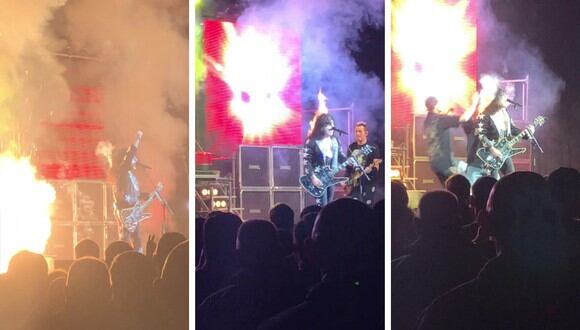 Cantante de banda tributo a KISS protagonizó un "acalorado" incidente sobre el escenario. (Foto: theCHIVE en Facebook)