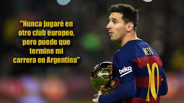 Messi: 10 frases reveladoras en entrevista con France Football - 9