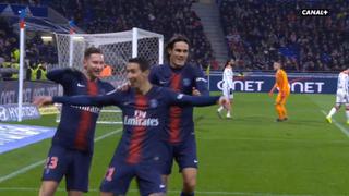 PSG vs. Lyon: Ángel Di María marcó el 1-0 en el Estadio Parc OL | VIDEO