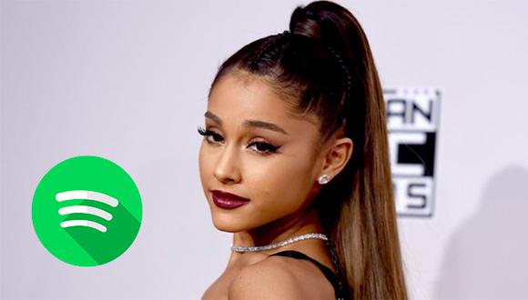 Ariana Grande es la artista femenina más escuchada en Spotify