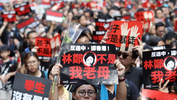 Protestas en Hong Kong: Carrie Lam se disculpa por la forma en que manejó la ley de extradición a China. (Bloomberg).