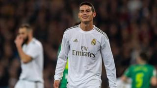 James Rodríguez quedó fuera de la lista de Real Madrid que puede ser campeón de LaLiga