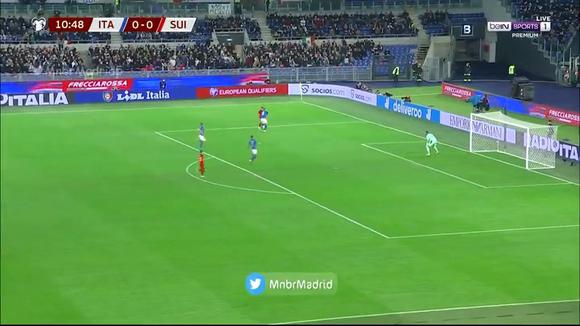 Silvan Widmer anotó el 1-0 de Suiza vs. Italia. (Video: Bein Sports)