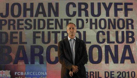 Johan Cruyff: Barcelona envía un "fuerte abrazo" a holandés