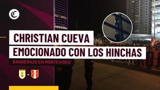 Uruguay vs. Perú: Christian Cueva se emociona con la visita de los hinchas peruanos durante la concentración