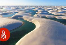 Desaparición de desiertos da lugar a lagunas entre las dunas