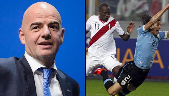 Nuevo presidente de FIFA acudirá al Uruguay-Perú en Montevideo