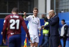 Cristiano Ronaldo: así lo catalogó Zinedine Zidane tras su doblete con el Real Madrid
