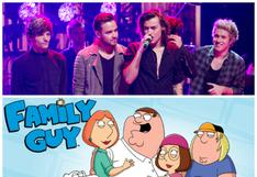 One Direction aparecer en Family Guy. Entérate de los detalles