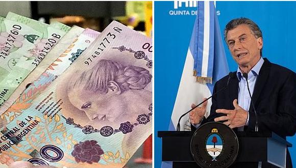 El presidente Macri dijo que hay que estar "tranquilos" ante la nueva caída del peso argentino frente al dólar. (Foto: AFP)