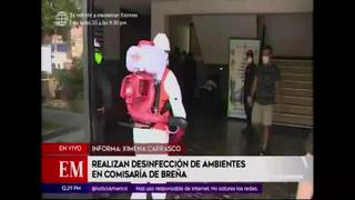 Coronavirus en Perú: desinfectan comisaria de Breña