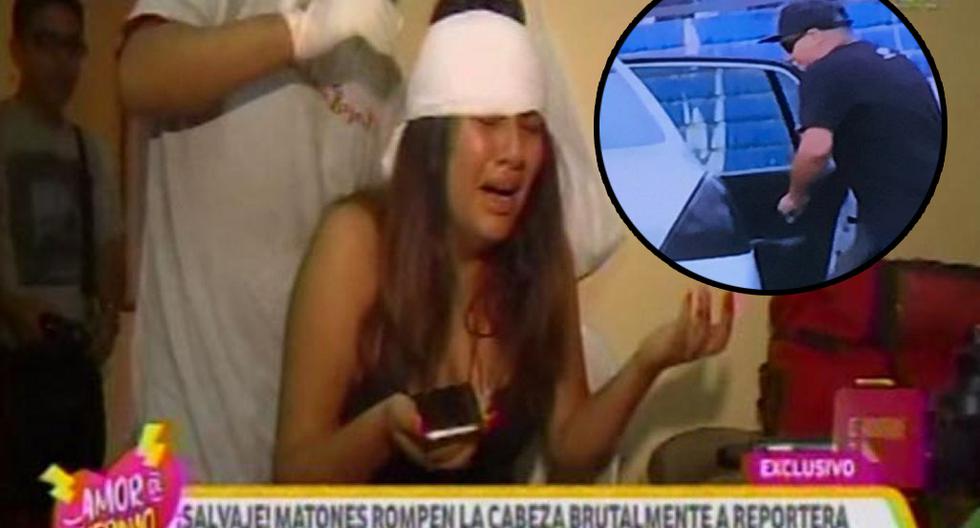 Reportera Gabriela Rodríguez fue brutalmente agredida. (Foto: captura)
