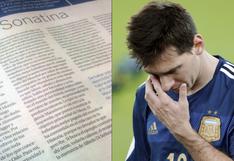 Este artículo sobre Messi genera indignación en redes sociales
