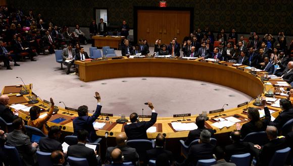 Consejo de Seguridad de la ONU: vetan resoluciones de Estados Unidos y Rusia sobre Venezuela. (AFP).